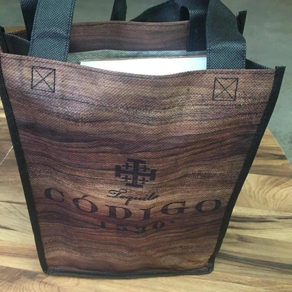 5 George Strait Codigo 1530 Tequila Shot Glasses W/ Wood Tray Bag/VIP Lanyard